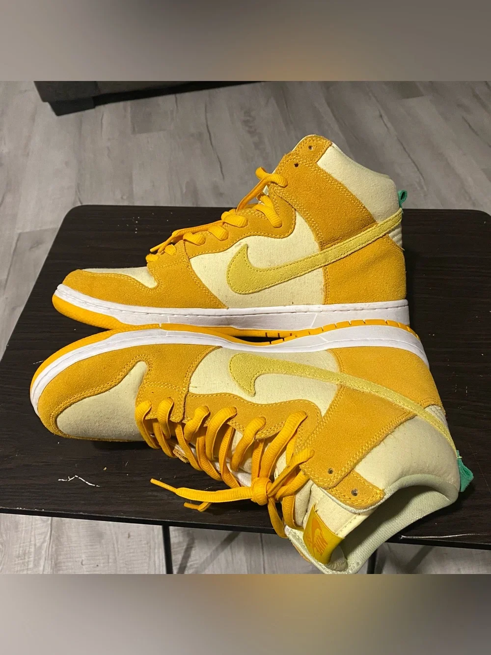 Nike SB Dunk High Pro Fruity Pack Pineapple Skate Shoes Men's US 11.5